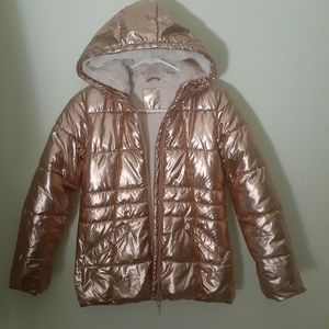 Wonder Nation Girls Puffer Coat